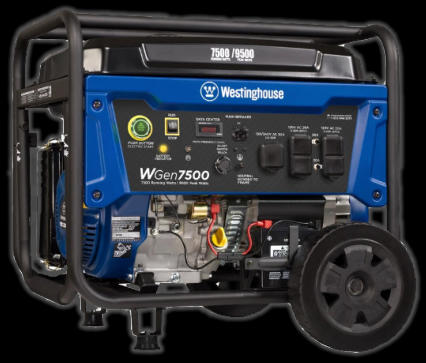 Westinghouse 7500 watt generator