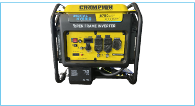 Champion Propane Kit 8750 open frame Watt Inverter