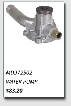 MD972502 WATER PUMP $83.20