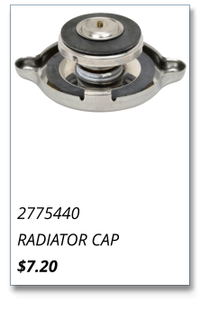 2775440 RADIATOR CAP $7.20
