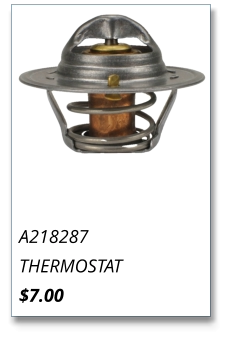 A218287 THERMOSTAT $7.00