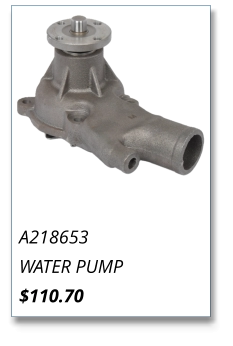 A218653 WATER PUMP $110.70