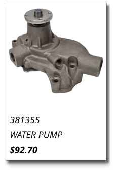 381355 WATER PUMP $92.70