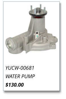YUCW-00681 WATER PUMP $130.00