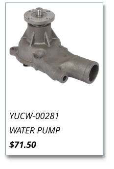 YUCW-00281 WATER PUMP $71.50