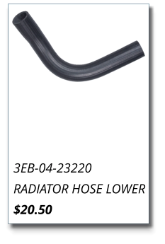 3EB-04-23220 RADIATOR HOSE LOWER $20.50