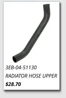 3EB-04-51130 RADIATOR HOSE UPPER $28.70