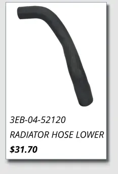 3EB-04-52120 RADIATOR HOSE LOWER $31.70