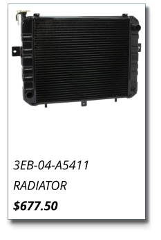 3EB-04-A5411 RADIATOR $677.50