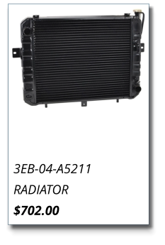 3EB-04-A5211 RADIATOR $702.00