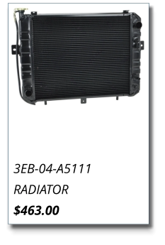 3EB-04-A5111 RADIATOR $463.00