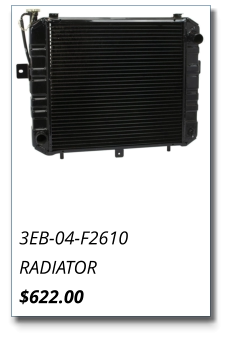 3EB-04-F2610 RADIATOR $622.00