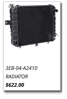3EB-04-A2410 RADIATOR $622.00