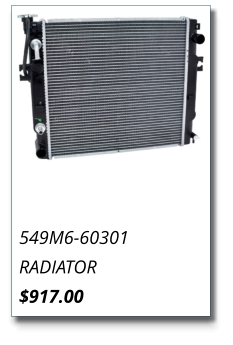 TCM Radiator 549M6-60301