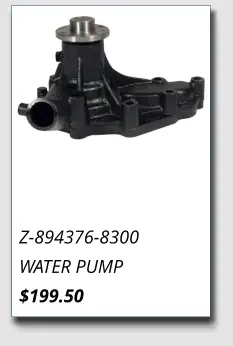 Z-894376-8300 WATER PUMP $199.50