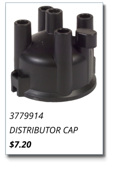 3779914 DISTRIBUTOR CAP $7.20