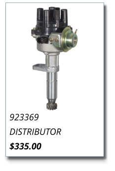 923369 DISTRIBUTOR $335.00