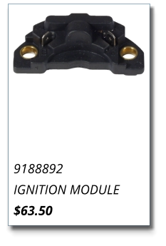 9188892 IGNITION MODULE $63.50