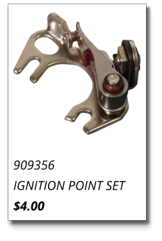 909356 IGNITION POINT SET $4.00