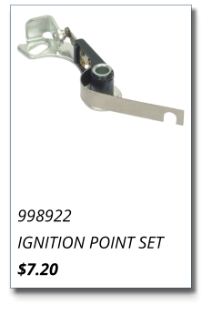 998922 IGNITION POINT SET $7.20