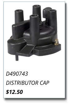 D490743 DISTRIBUTOR CAP $12.50