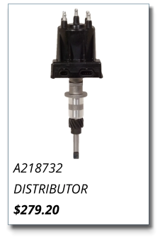 A218732 DISTRIBUTOR $279.20