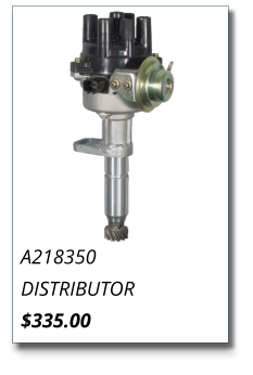 A218350 DISTRIBUTOR $335.00