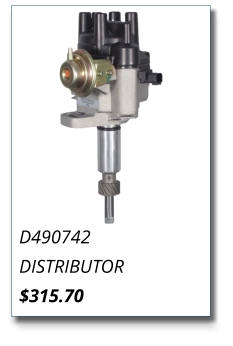 D490742 DISTRIBUTOR $315.70