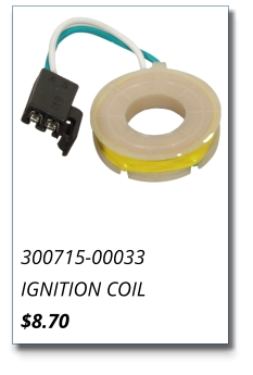 300715-00033 IGNITION COIL $8.70