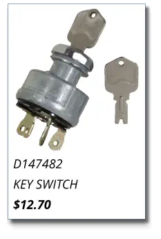 D147482 KEY SWITCH $12.70