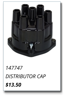 147747 DISTRIBUTOR CAP $13.50