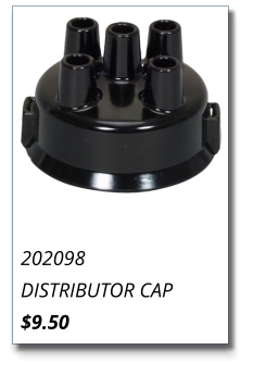 202098 DISTRIBUTOR CAP $9.50