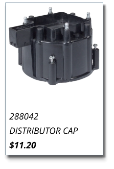 288042 DISTRIBUTOR CAP $11.20