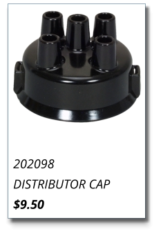 202098 DISTRIBUTOR CAP $9.50