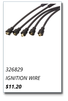 326829 IGNITION WIRE $11.20