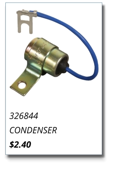 326844 CONDENSER $2.40