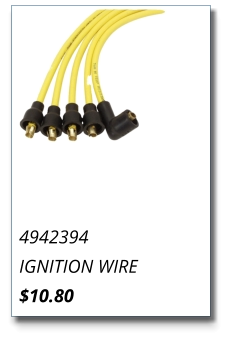 4942394 IGNITION WIRE $10.80