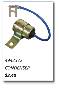 4942372 CONDENSER $2.40