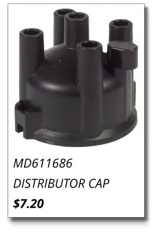 MD611686 DISTRIBUTOR CAP $7.20