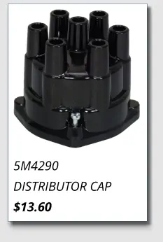 5M4290 DISTRIBUTOR CAP $13.60