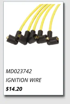 MD023742 IGNITION WIRE $14.20