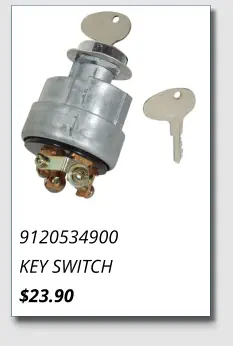 9120534900 KEY SWITCH $23.90