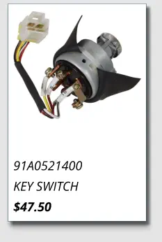 91A0521400 KEY SWITCH $47.50