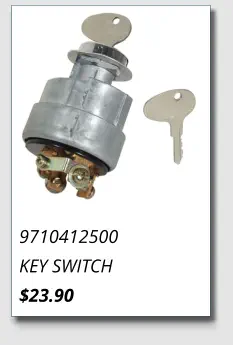 9710412500 KEY SWITCH $23.90