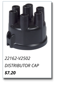 22162-V2502 DISTRIBUTOR CAP $7.20