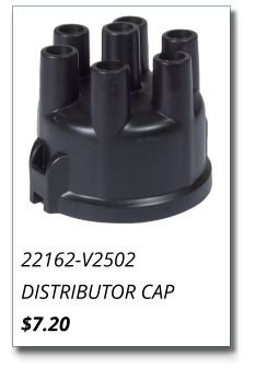 22162-V2502 DISTRIBUTOR CAP $7.20