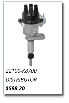 22100-K8700 DISTRIBUTOR $598.20