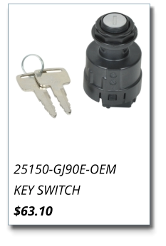 25150-GJ90E-OEM KEY SWITCH $63.10