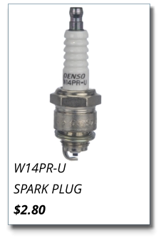 W14PR-U SPARK PLUG $2.80