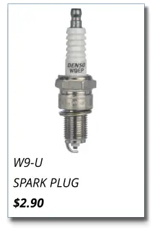 W9-U SPARK PLUG $2.90